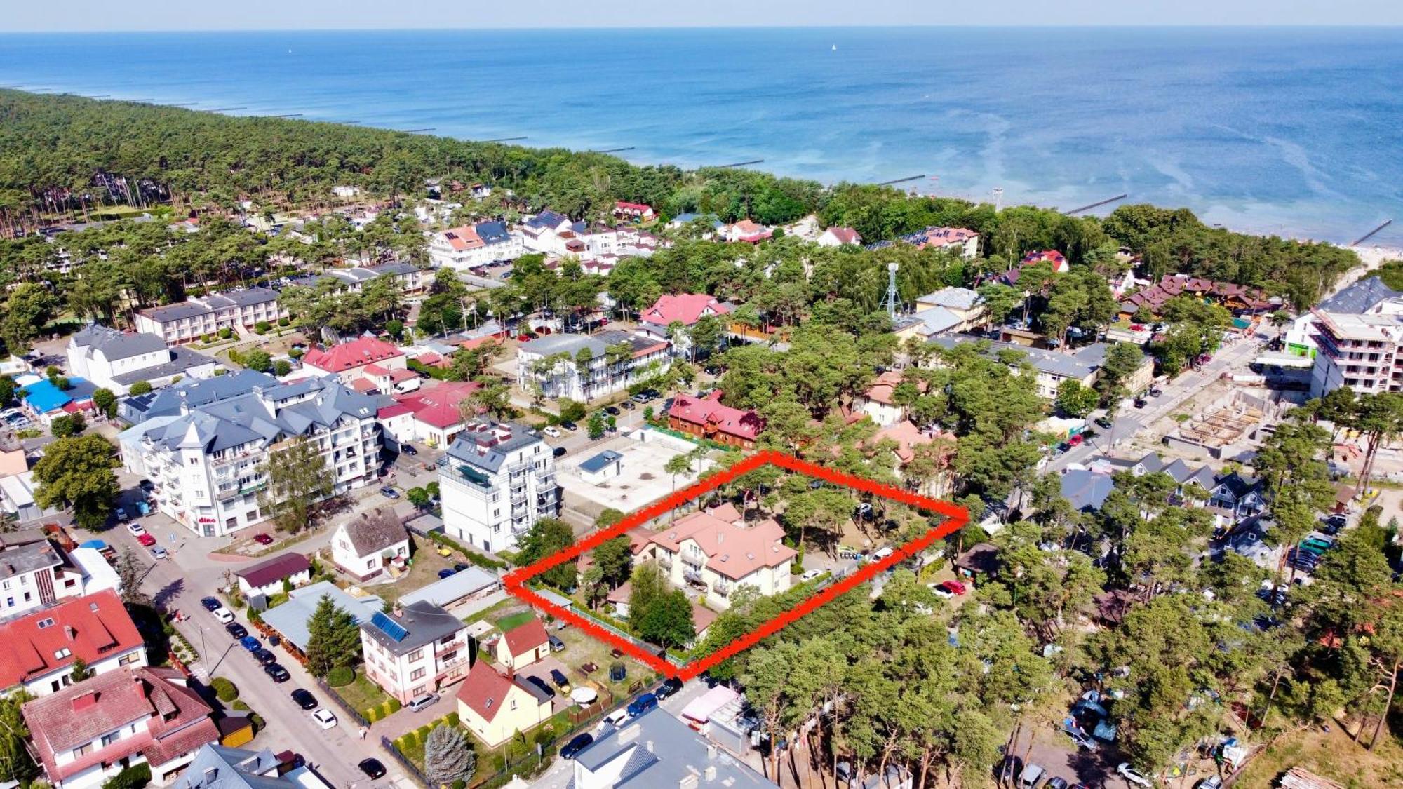 Czarny Bursztyn Apartman Dziwnówek Kültér fotó